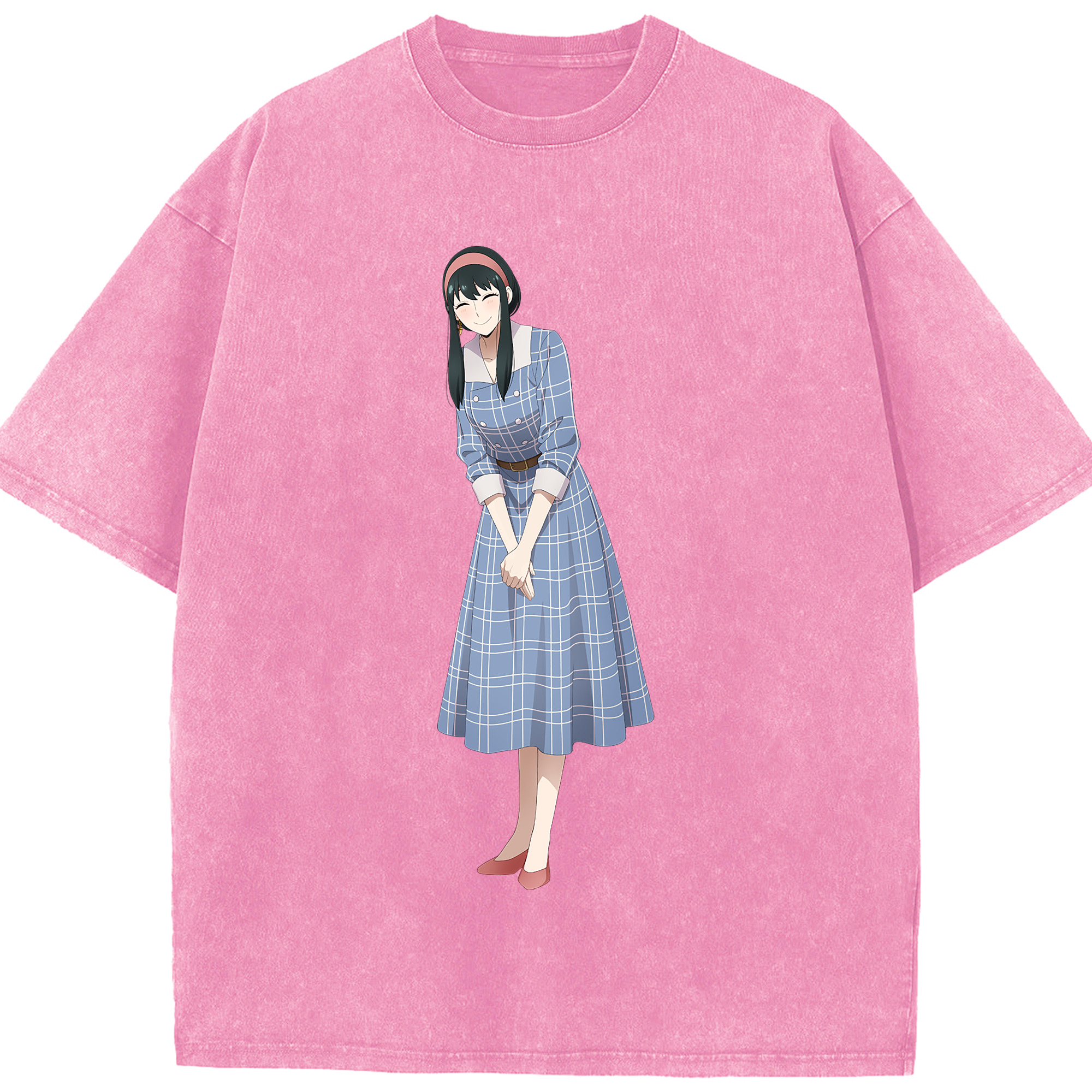 （画像用） SPY×FAMILY间谍家家酒 綿100% ヴィンテージ風 半袖Tシャツ（フロントプリント）